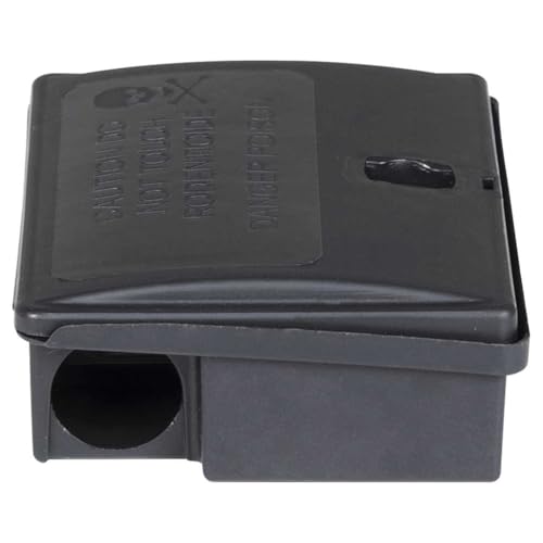 Trampas para ratones negras de 13x10x4 cm pack de 20 unidades para control de plagas 6