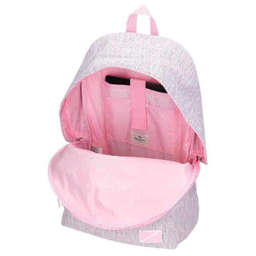 Pepe Jeans Miri Zaino Scuola Adattabile A Carrello Rosa 31 X 44 X 17,5 Cm Poliestere 22,79 L By Joumma Bags, Rosa, Zaino Scuola Adattabile A Carrello - 4