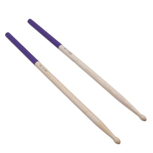 3 Pares Baquetas 5A de Madera de Arce con Punta Oval miniatura 2
