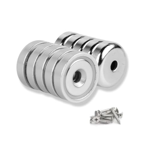 MAGHUNT【10個セット】マグネットフック 磁石フック 超強力 ネオジム磁石 直径20MM 垂直耐荷重12KG 釣り（D20mm）