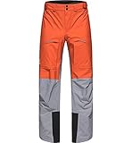 S/M Haglöfs Pantaloni da uomo Vassi Touring GTX, Colore: arancione., M
