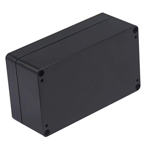 Raculety Project Box Ip65 Waterproof Junction Box Abs Plastic Black Electrical Boxes Diy Electronic Project Case Power Enclosure 6.22X3.54X2.36 Inch (158 X 90 X60 Mm) #TOP4