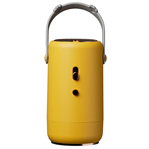 Conjunto de mini secadora portátil multifuncional de 110 V para viagem, amarelo