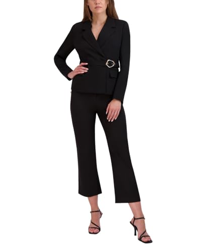 BCBGeneration Women's Slanted Front Pocket Flare Leg Pant4