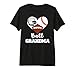 Ball Grandma Heart Funny Football Baseball Hockey Grandma Premium Tri-Blend T-Shirt