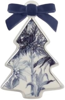 Baci Milano Decoraciones de Navidad Árbol plano de porcelana colección Versalles