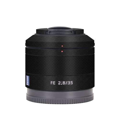 Film protecteur Sony FE 35mm F2.8 en fibre blindée noire avec couche anti-rayures