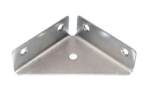 Supports de coin acier 65 mm x 22 mm x 1 mm | Patte d'assemblage et équerre plate meuble
