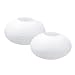 TopAAA 16" White Round Paper lantern, Pendant Lamp Shade, Hanging Paper Decorations (White-16inch)