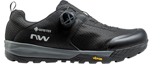  Northwave Rockit Plus GTX - Scarpe da Ciclismo MTB Uomo  Scarpe Mountain Bike Impermeabili  Nero 44
