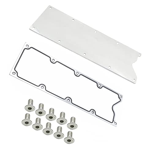Fit For Ls Gen 3 Pan Cover + Gasket Plate Billet Knock Lsx Ls1 Tool #TOP26
