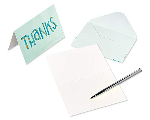 Image of Papyrus Blank Cards with Envelopes, Patterned Letters (14-Count)
