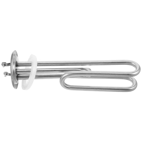 DIYEAH Elemento Calefactor de Acero Inoxidable Resistencia de Alta 220v 1500w para Calentador de Agua para Uso en y Aplicaciones Comerciales