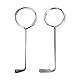 2 Stück Profi Dietrich Set,Bartschlüssel Universal Aus Edelstahl,Buntbartschlüssel Universal, Profi Dietrich Set,Geeignet zum Öffnen von Türschlössern,Türöffner Schlüssel für BuntBart Schloss.