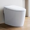 HOROW Non electric Smart Bidet toilet with Dual Bidet Nozzles Cleanse Smart Toilet Built in Pump for Power FlushMap Flush 1000 Grams ADA Chair Height Toilets with Footkick Flush