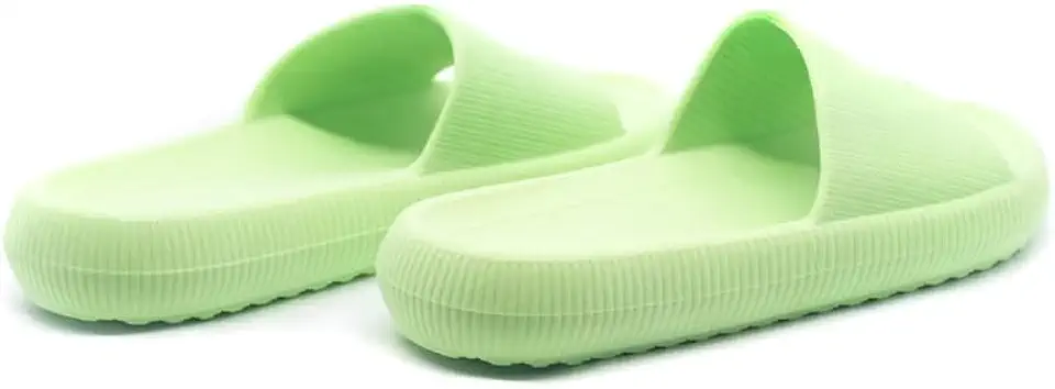 Chinelo Slide Nuvem Feminino, Ortopédico, Coral, EVA, Confortável, Flexível, Solado Largo com Perfuros, Uso Diário