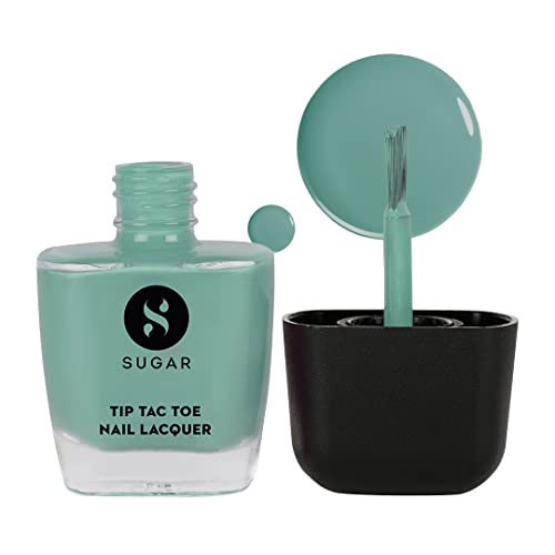 Image of SUGAR Cosmetics Tip Tac Toe Nail Lacquer Classic | Long-lasting, 100% Chip-resistant & Glossy Finish | 10ml - 08 Sacred Sage