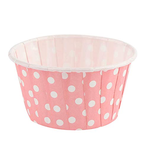 100 STKS Mini Cupcake Hittebestendig Papier Cup Cake Cup Mold Muffin Cup Oven Magnetron Beschikbaar:(Roze) - Afbeelding 7