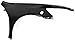 Evan Fischer Front Fender Compatible With Honda Accord 2003-2007, Primed, Steel, 4-Door, Sedan, USA Built Driver Side