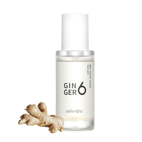 White Snow Brightening Face Serum 30ml | 70% Ginger Water | Anti-...