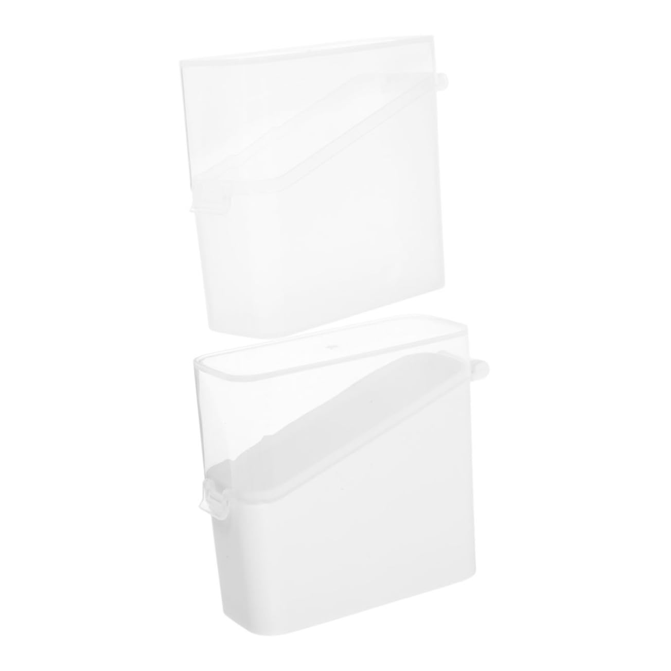 PRETYZOOM 10piezas Contenedor De Rebanadas Caja Organizadora De Alimentos Tapa Para Rebanadas De y Almacenamiento Refrigerador Transparente y