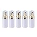 FSSTUD 5 Pièces Flacon Bouteille Pompe Vide en Plastique Bouteille de Shampoing Savon Distributeur pour Liquide Cosmétique 30ml