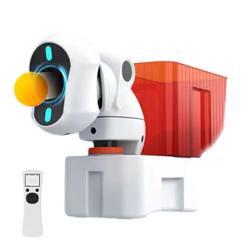 卓球練習ロボット 自動卓球ボールマシン 卓球自動球出し機 卓球練習器具 リモコンと収納バッグ付き ボール150個収容 プログラム可能なドリル 9種類回転 30?90分 2?15m/秒 自宅で卓球の練習/実戦形式のトレーニングが可能
