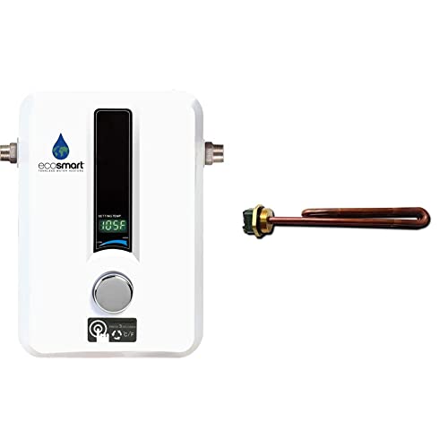 EcoSmart ECO 11 Electric Tankless Water Heater + Ecosmart HE 55220 ECO 8 Element