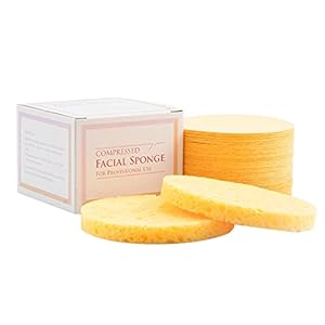 50 stks Gecomprimeerde Gezichtssponzen Ronde Make-up Removal Tool Natuurlijke Hout Pulp Cosmetische Spa Spa Spa voor…