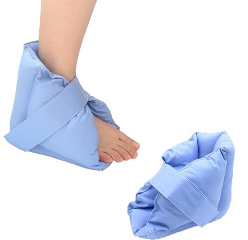 JuanNest Almohadas Protectoras De Talón Suaves, Protector De Talón De Tacón, Protector De Tendón De Aquiles para La Prevención De Úlceras por Presión, Cubierta De Corrección De Pies Mayores 1pcs