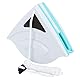 GAESHOW Magnet Fensterputzer, Doppelseitiger Magnetischer Glasreiniger Verstellbar, Double Side Magnetic Window Cleaner, Zwischen 5-12 mm, Glaswischer Fenster für Innen und Außenbereich
