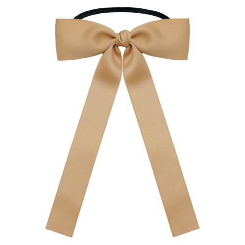 Image of LJBFNN Western Ties for Men Women, Black Clip on Ribbon Bow Tie, Pre-Tied Colonel String Tie for Party Shirt Uniform Wedding