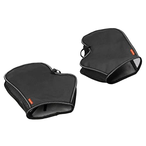 Manguitos para manillar de motocicleta – 27,5 x 24 x 7 cm de verano para manillar de motocicleta | Guantes de malla de aluminio impermeables | Guantes de malla de verano para hombres y mujeres,