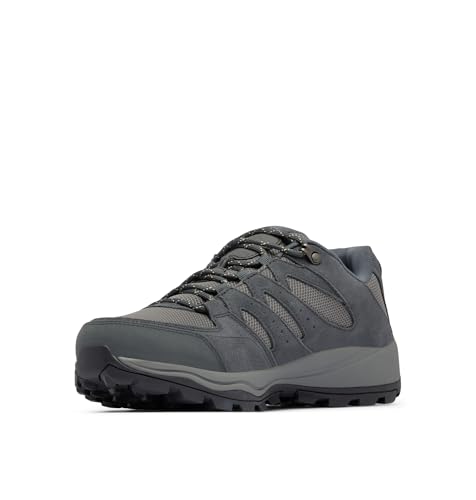 Columbia Mens Redmond IV Low Waterproof Hiking Shoe, Graphite/Citron Haze,8.5