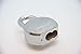 CCL Security 93610 KIK Rekeyable Round Body Solid Steel Padlock with 1-1/8 Inch Boron Shackle, 5 Pin Cylinder, Chrome Finish