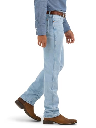 0936 Cowboy Cut Slim Fit Jean, Gold Buckle Bleach, 27W x 34L2