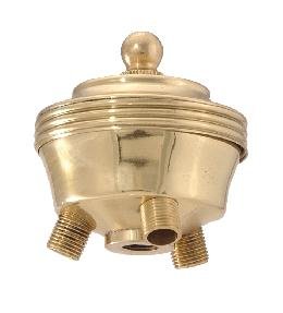 Image of B&P Lamp 3-Lite Cluster Head, 1 /8F Mount and Unfinished