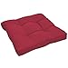Beautissu Coussin extérieur Jardin Assise – Coussin Chaise Jardin idéal pour extérieur, Jardin, Balcon - XLuna - 60x60x10 cm - Rouge