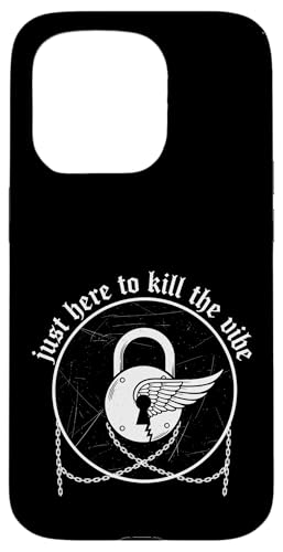 Just Here To The Vibe�싞���E�B���O�`�F�[�� �X�}�z�P�[�X iPhone 15 Pro �p