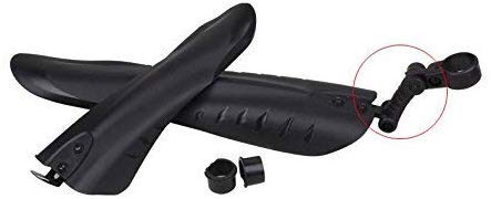 Adjustable Road Mountain Bike Bicycle Cycling Tire Front/Rear Mud Guards Mudguard Fenders Set (Black-2) #TOP4