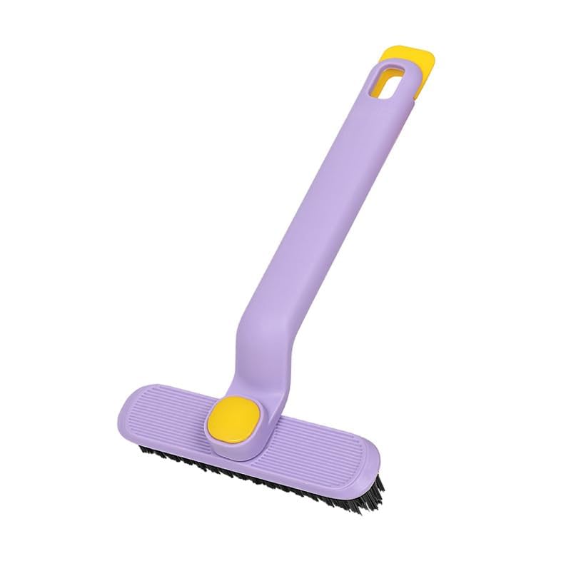 BK 10 IMPORT & EXPORT 360° Rotating Cleaning Brush, Hard Bristle, Multi-Purpose Door Window Track Deep Cleaning Brush - 1 pcs (Purple)