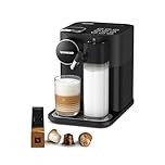 Nespresso Gran Lattissima De'Longhi EN640.B Macchina da caffè, Sistema Capsule Nespresso, Pannello Intuitivo, Spegnimento Automatico, Serbatoio 1,3L, Risparmio Energetico, Potenza 1400 W, Nero