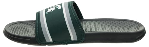 Image of FOCO NCAA Printed Team Logo and Color Stripes Comfortable Slide Sandals