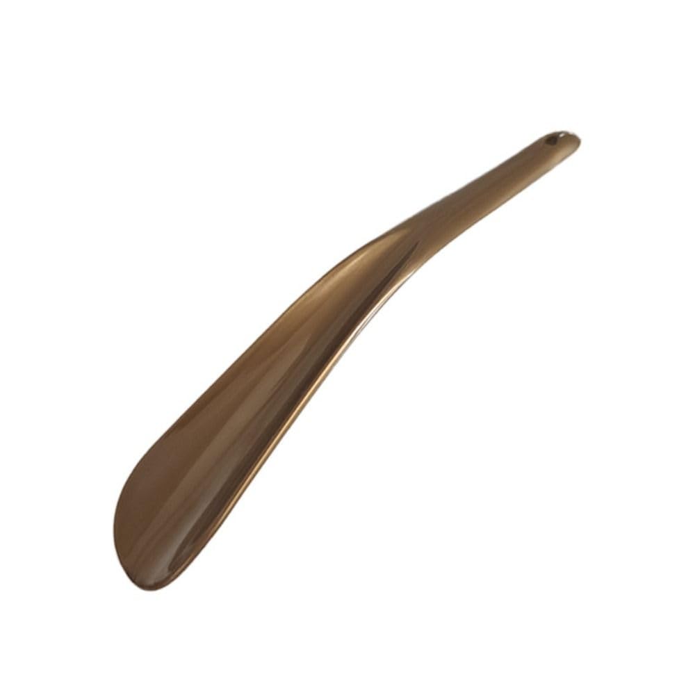 Plastic Shoe Horn 7.6" Travel Shoe Horns Portable Shoe Spoon Boot Shoehorn Shoe Helper for Men Women Seniors Kids(Gold)