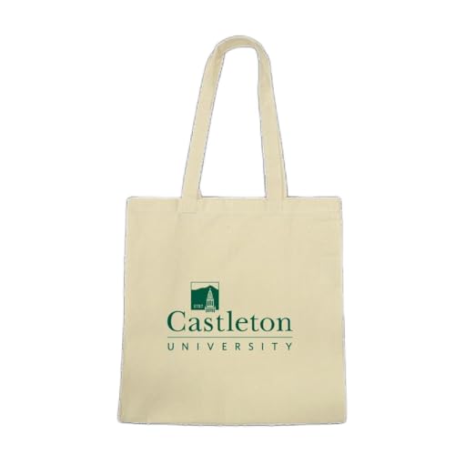 W Republic 1101-626-NAT Castleton University Spartans Institutional Tote Bag Natural - One Size
