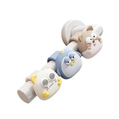 Kalttoy Juego de 3 protectores de silicona texturizados para pomos de puerta, diseño encantador que evita daños en muebles y paredes, a prueba de bebés