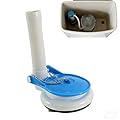 Toilet Repair Kit: 3-Inch Flush Valve & Flapper Complete Toilet Flapper Replacement Kit for One-Piece Toilets - Easy Install, Stop Leaks with Full Flusher Replacement Assembly