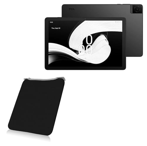 BoxWave Case Compatible with TCL Tab 10L Gen2 - SlipSuit, Soft Slim Neoprene Pouch Protective Case Cover - Jet Black