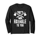 Photo Gallery divertente ascia da lancio a forma di ascia ax uomini donne regalo mr axehole maglia a manica Photo Gallery divertente ascia da lancio a forma di ascia ax uomini donne regalo mr axehole maglia a manica