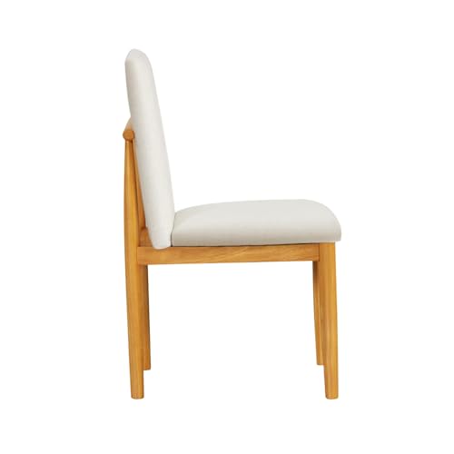 Image of HomePop Farmhouse Dining Chair - Cream White Textured Woven (Set of 2)